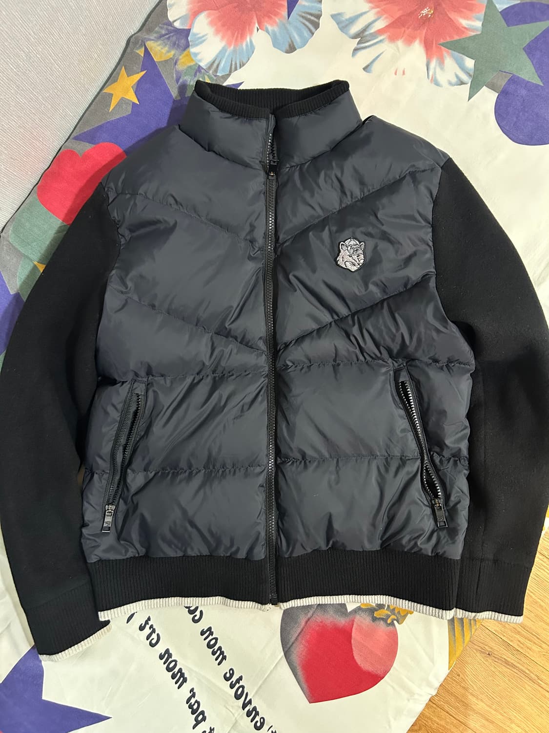 메종키츠네 골프니트패딩XL 상품이미지1