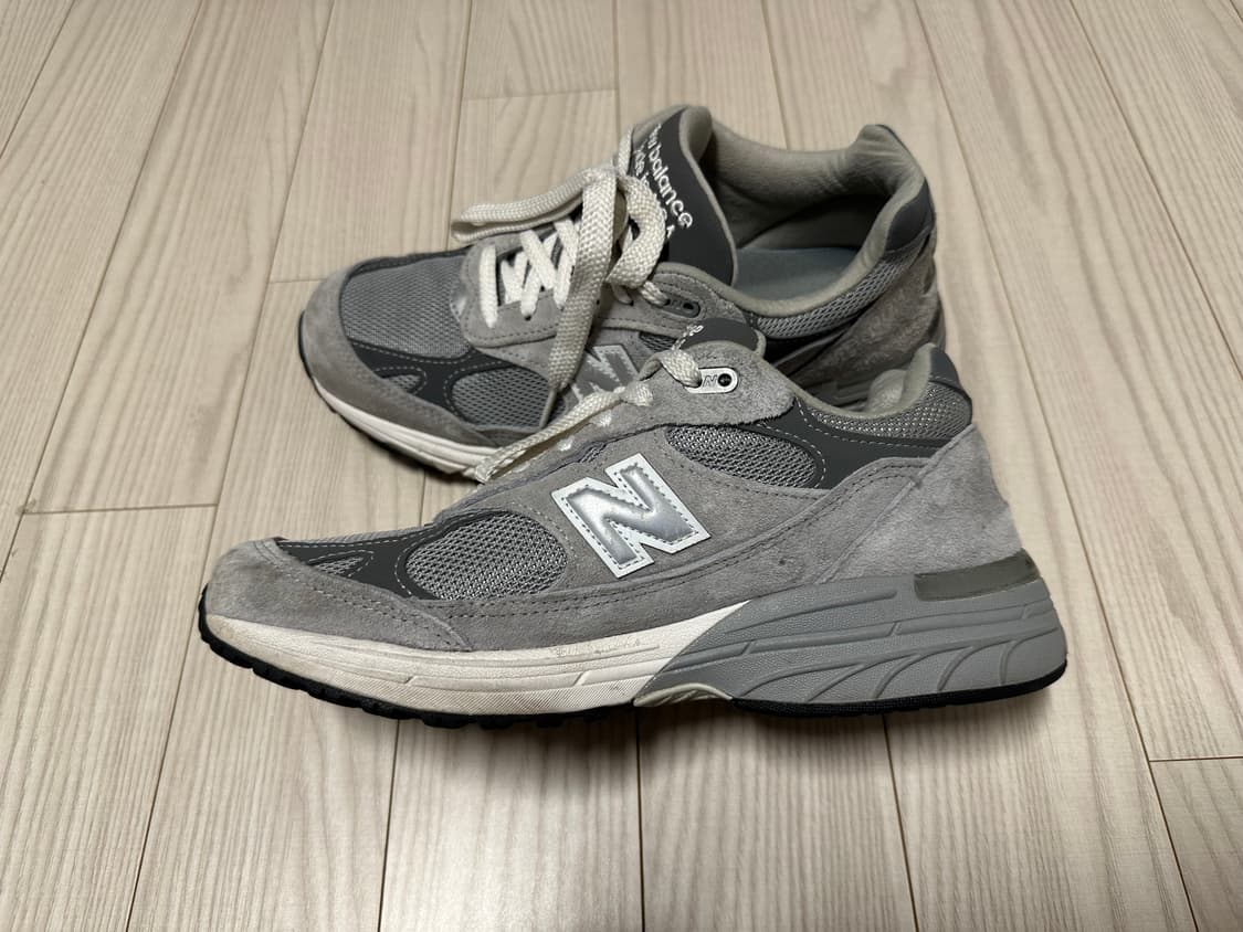 뉴발란스 993 메이드 인 USA 그레이 D 스탠다드 US8(260) 상품이미지4