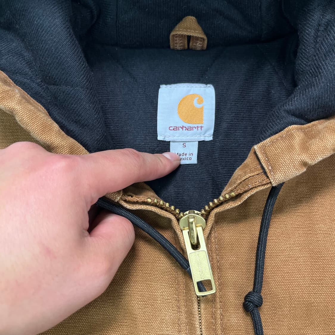 100 칼하트 J130 샌드스톤 액티브 워크자켓 상품이미지2