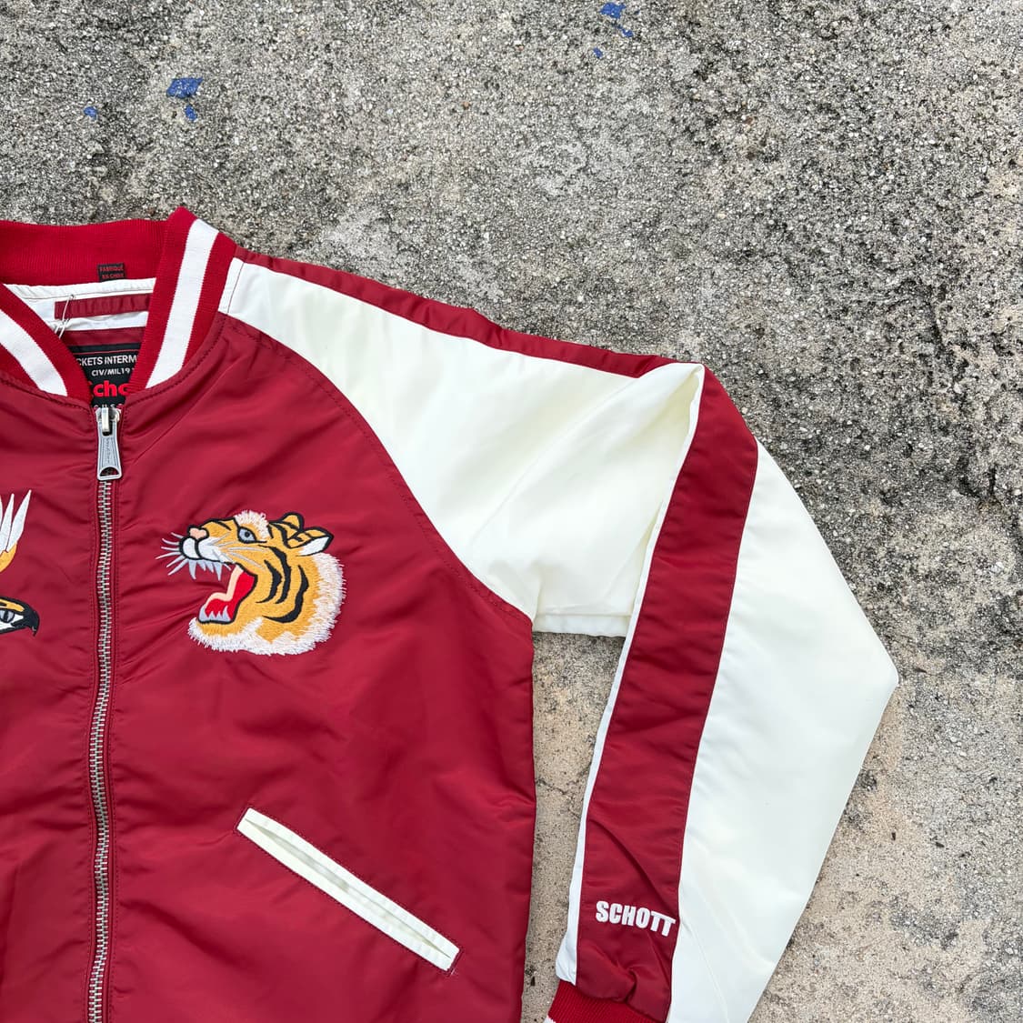 쇼트 Schott 오리지널 빈티지 스카쟌 L 상품이미지2