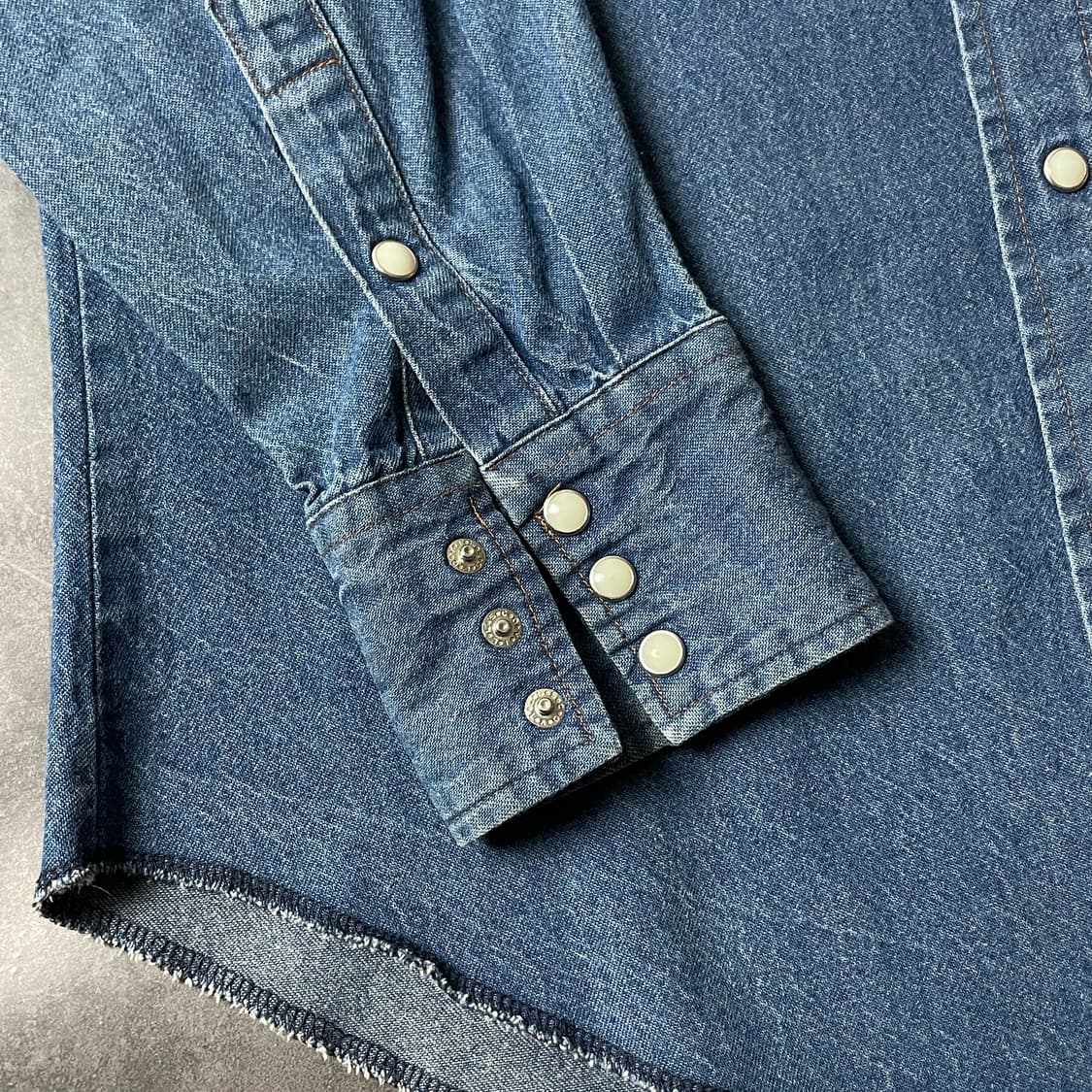 WRANGLER 랭글러 빈티지 웨스턴 데님 셔츠 A00447 상품이미지6