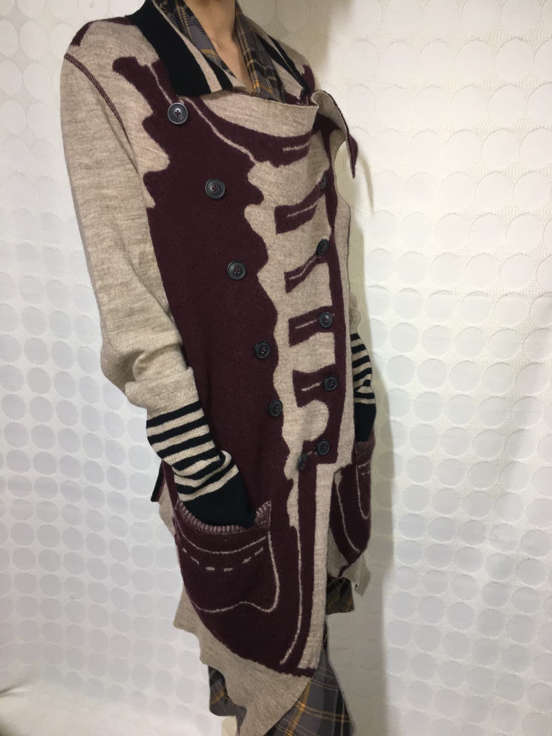 vivienne westwood 나폴레옹 니트 프린트 가디건 상품이미지3