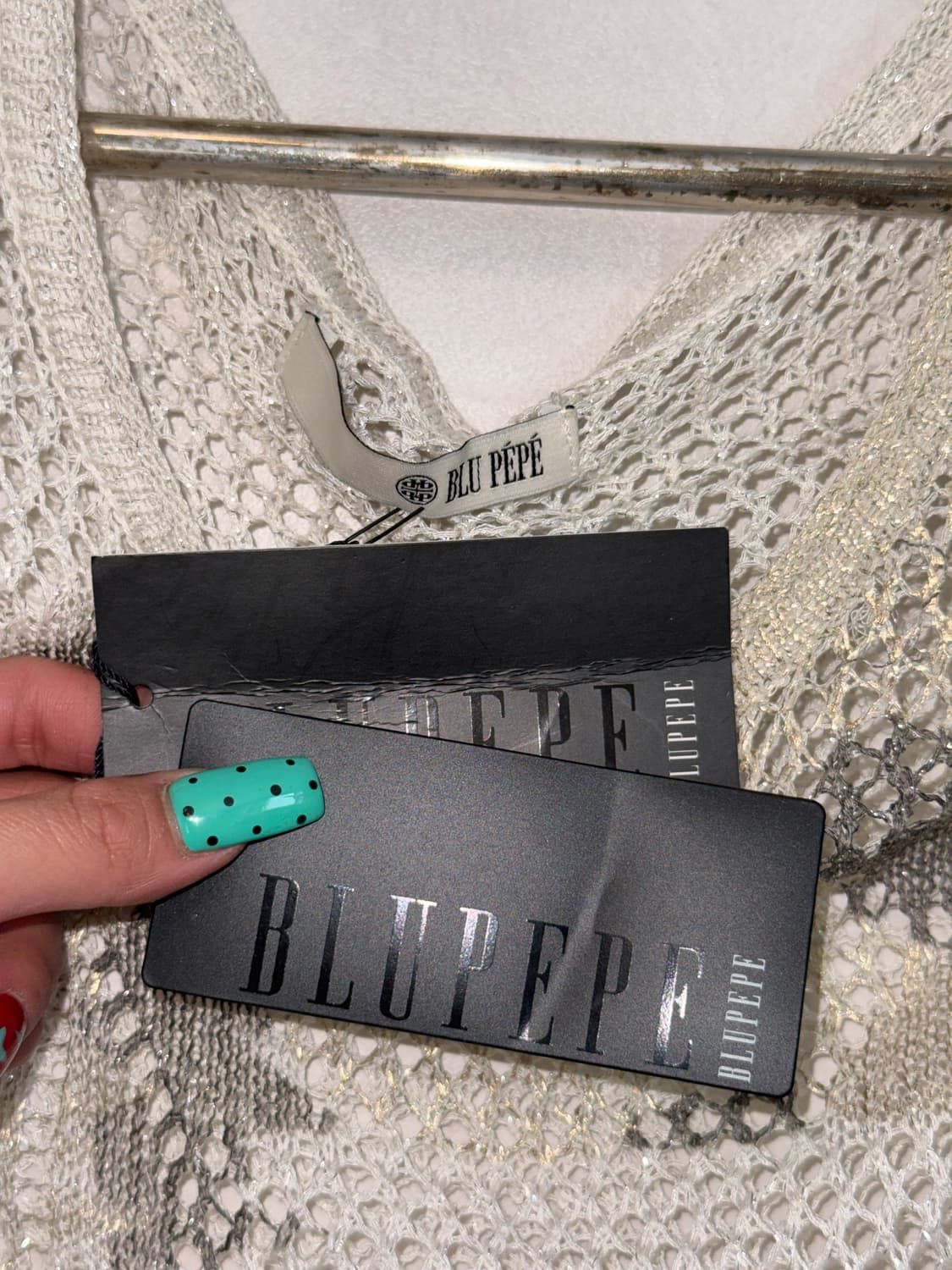 Blupepe grunge snowflake net ops (새제품) 상품이미지7