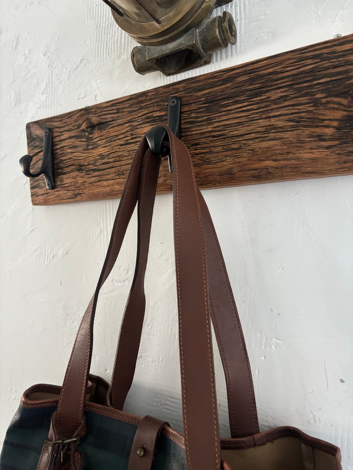 Polo 폴로 랄프로렌 블랙와치 타탄체크 토트백 상품이미지4