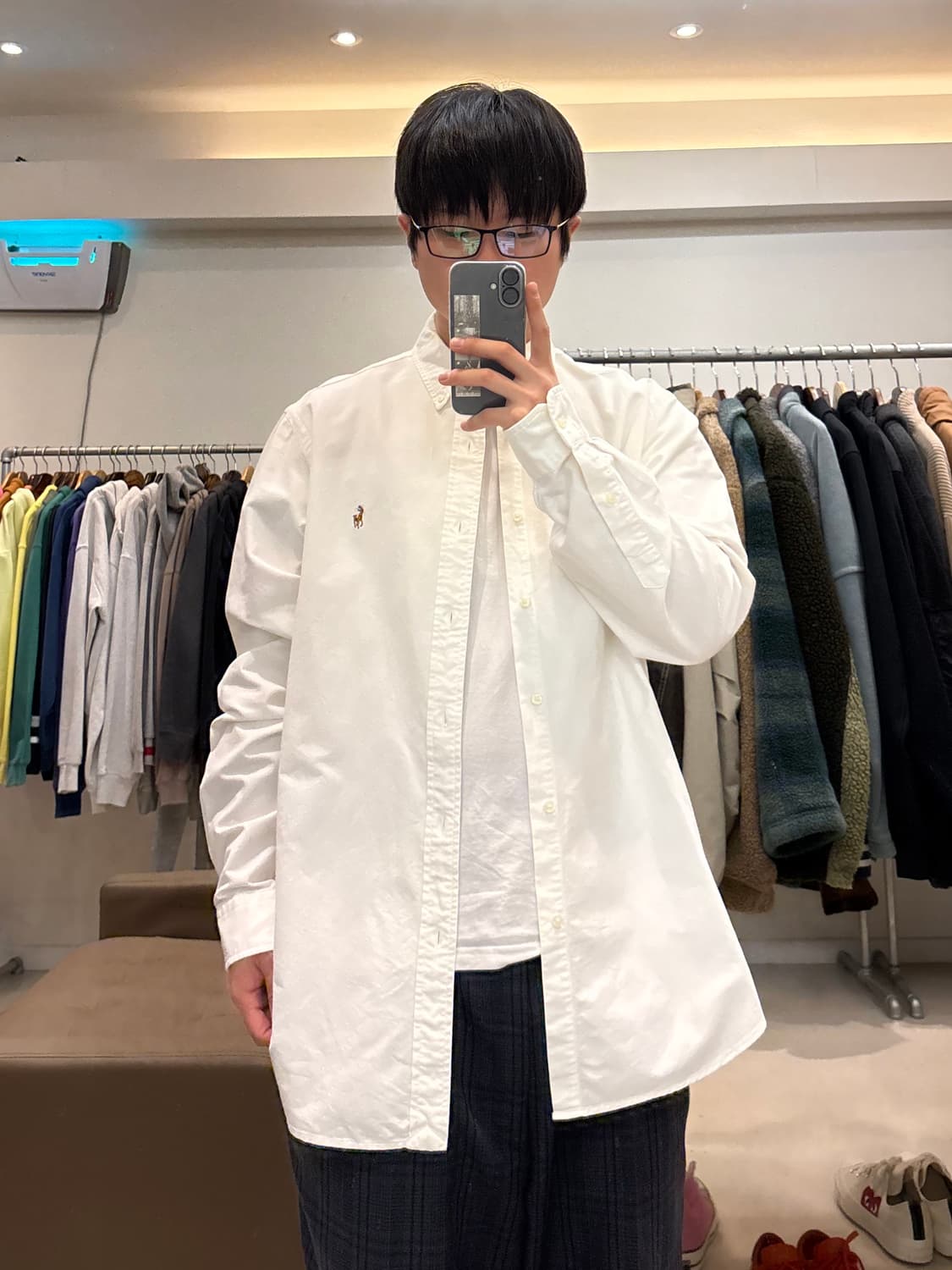 폴로 랄프로렌 아이코닉 옥스포드 셔츠 상품이미지8