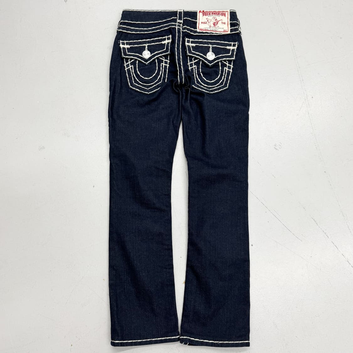 트루릴리전 Y2K 빌리슈퍼티 스티치 블랙 데님팬츠 상품이미지3