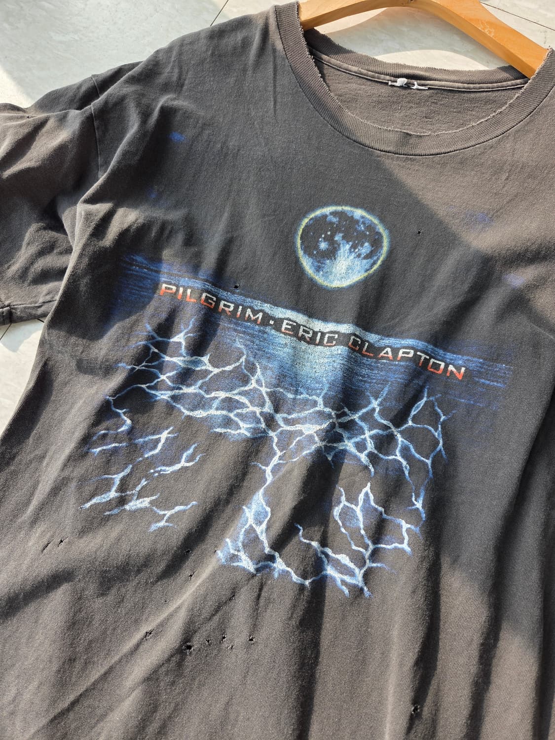1998 에릭클랩튼 필그림 투어 티셔츠(90s) 상품이미지2