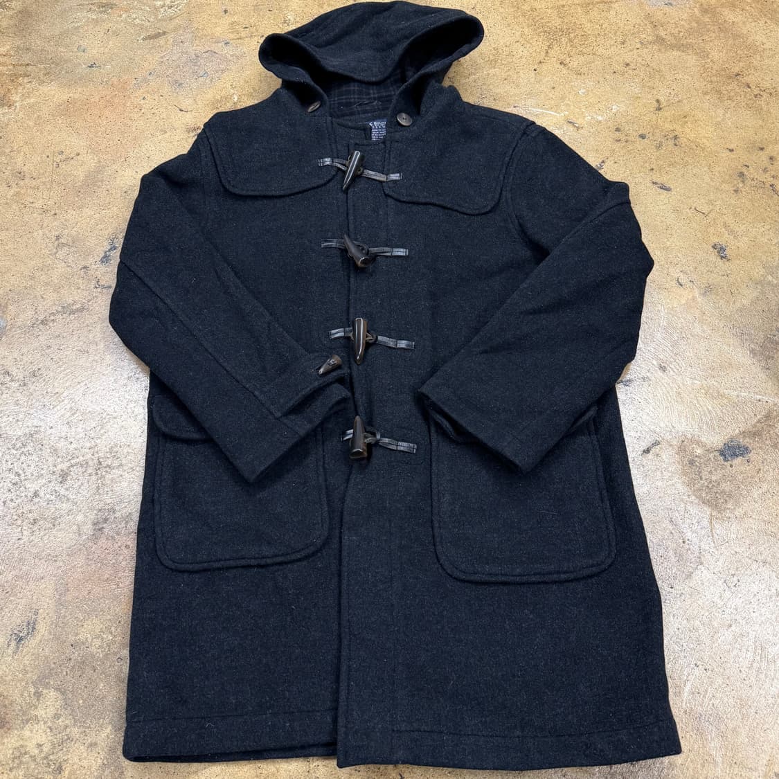 폴로 차콜 후드 떡볶이 더플 코트  상품이미지2