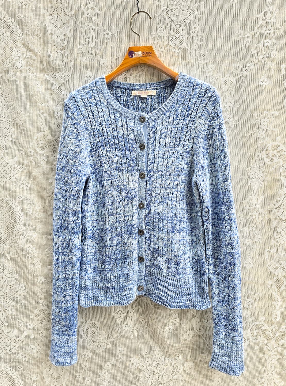 브룩스 브라더스 꽈배기 코튼 가디건 상품이미지1