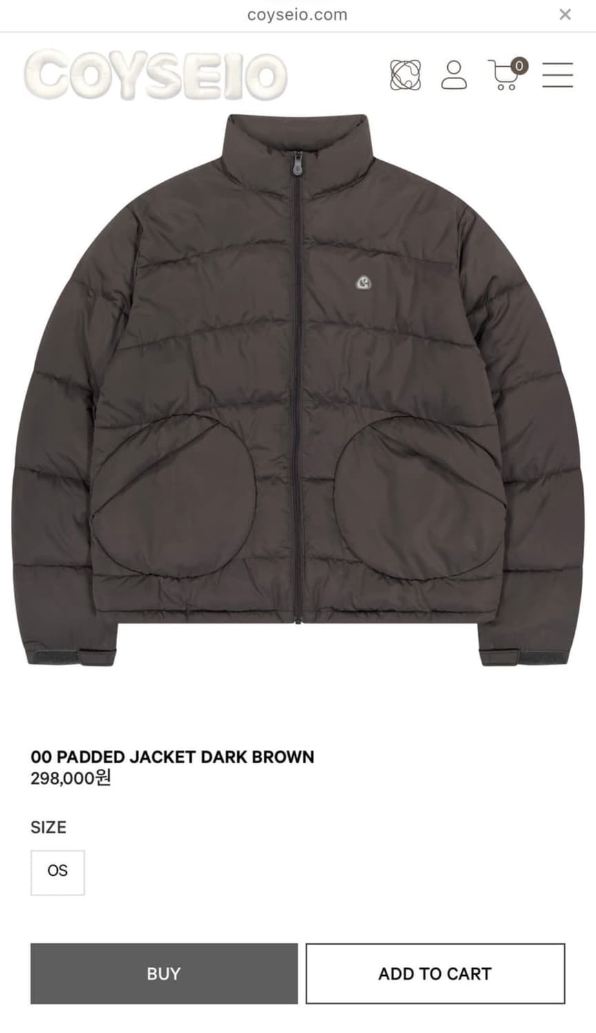 코이세이오 패딩 상품이미지1