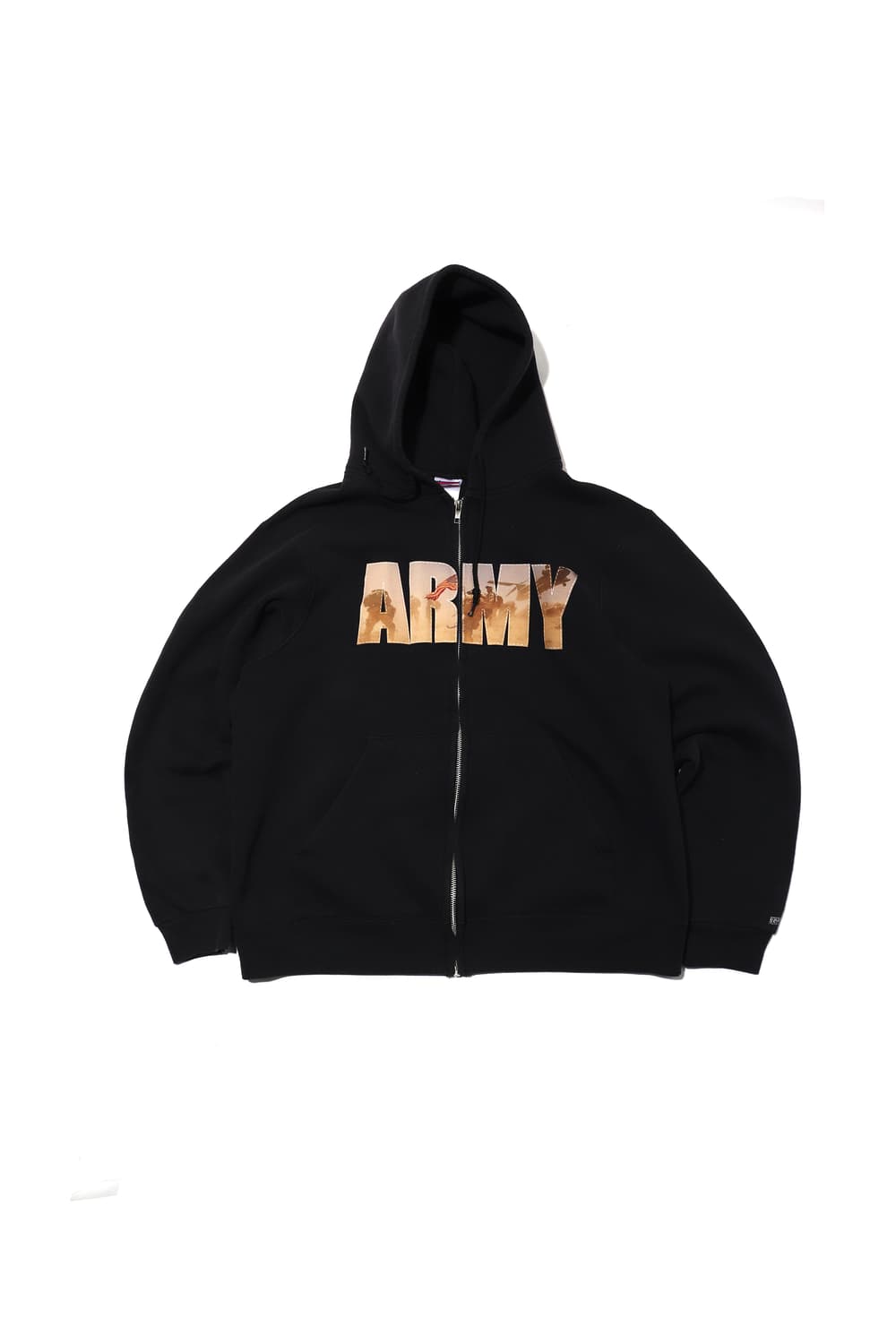 SOFFE 00s ARMY 기모 후드 집업 size L 상품이미지1