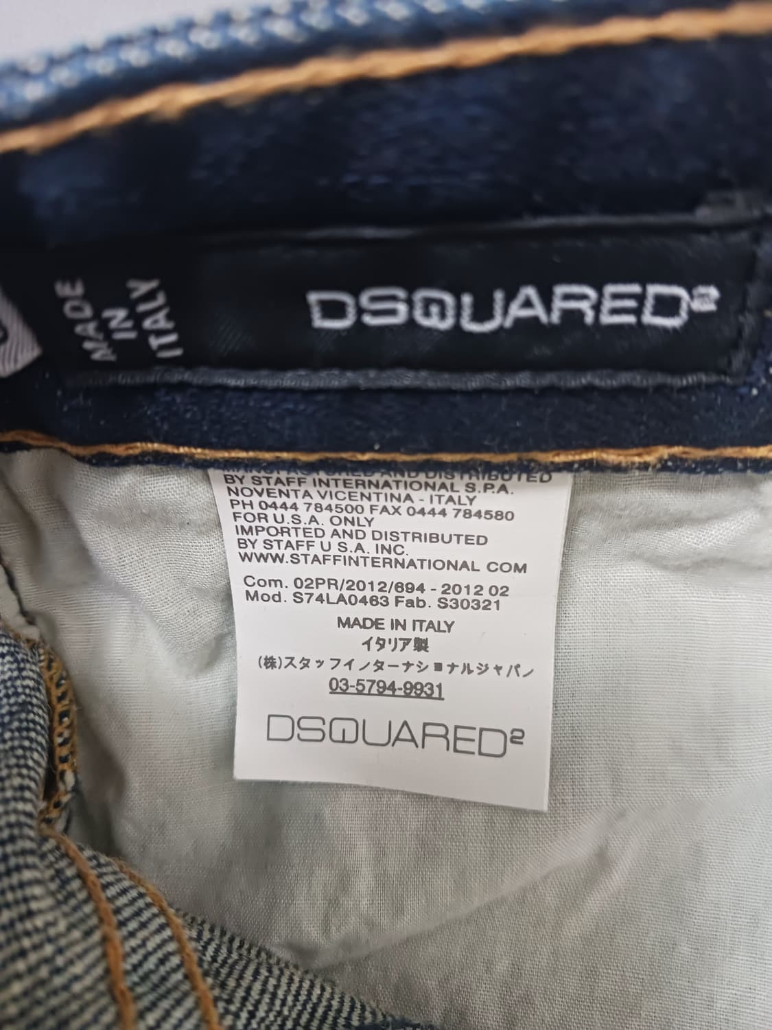 [36] 디스퀘어드2 마차 바이커진 청바지 상품이미지10