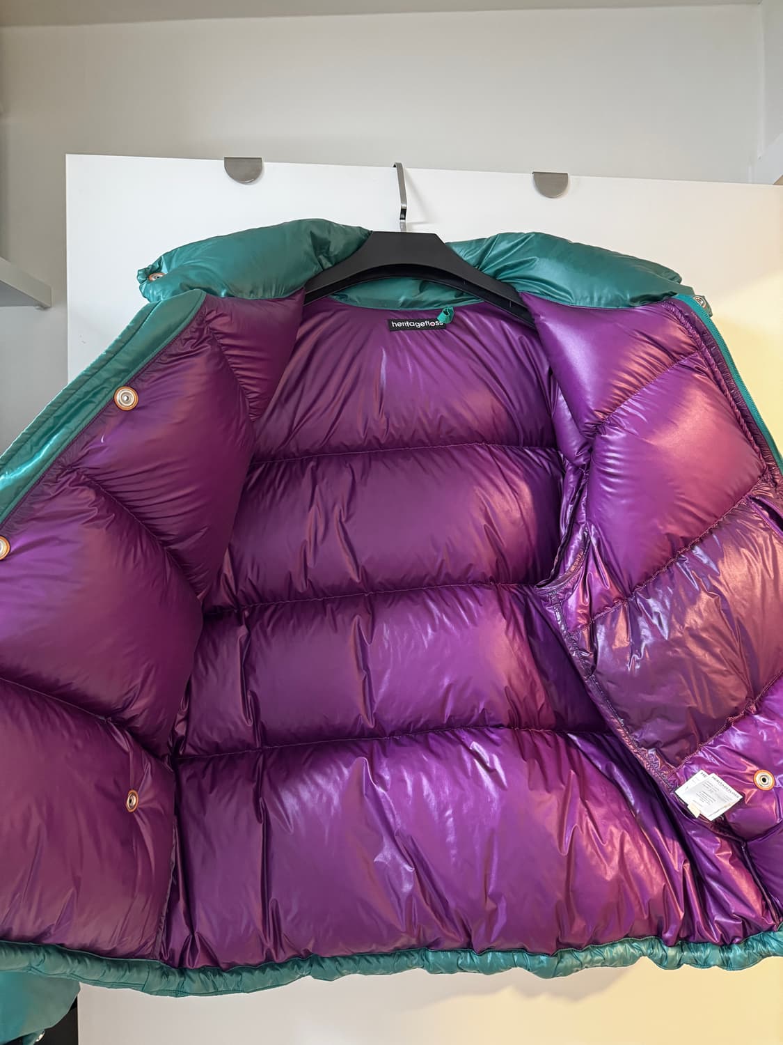 헤리티지플로스 패딩 초창기 모델 L 상품이미지4