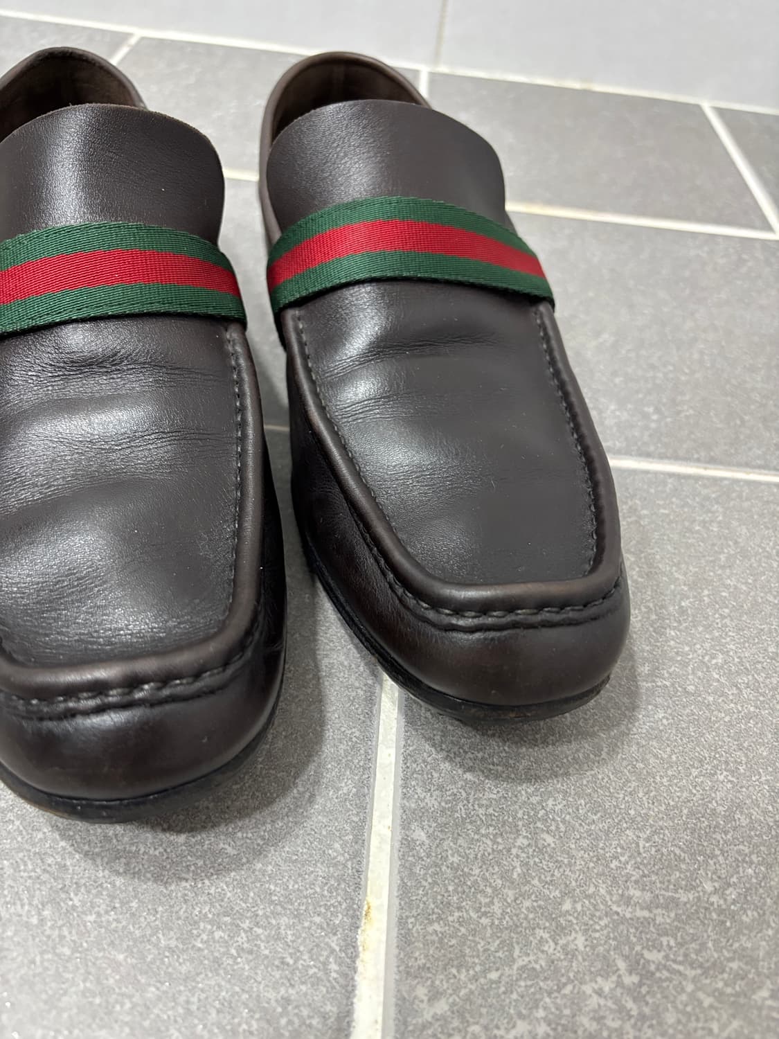 정품)구찌 남자 드라이빙모카신 상품이미지2