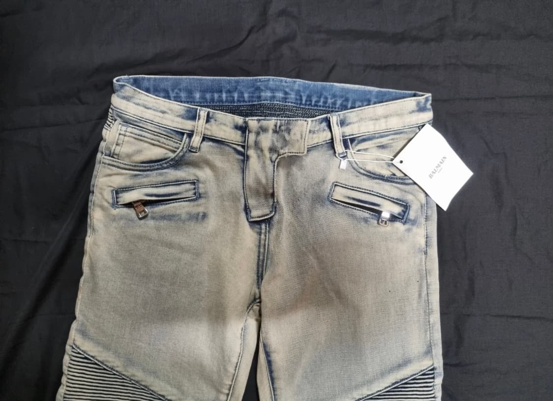 발망 라이트 블루 페이드 워싱 데님 상품이미지3