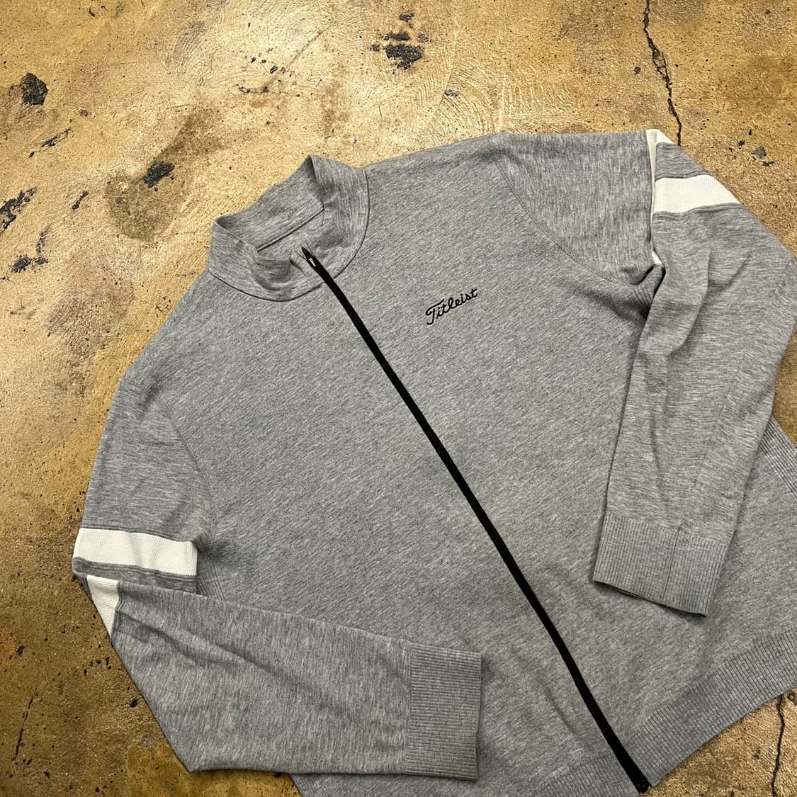 [정품/XL] 타이틀리스트 그레이 골프 집업 자켓 b15 상품이미지1