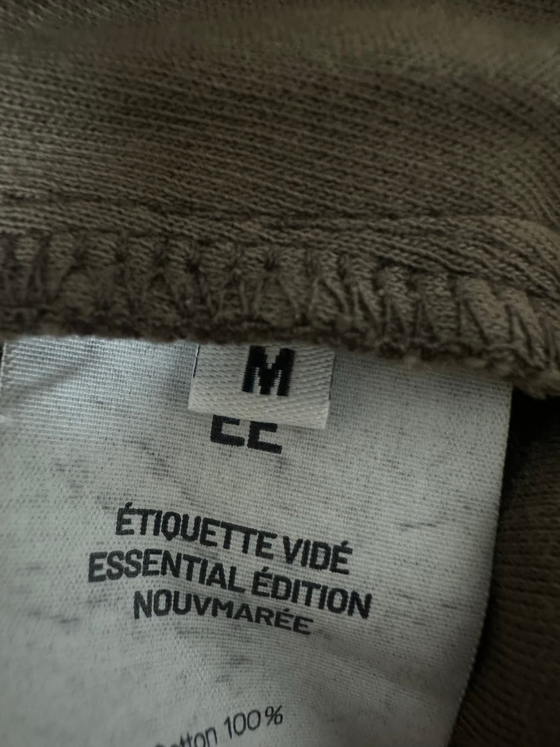 ÉÉ curved hoodie zip up (M) 상품이미지3