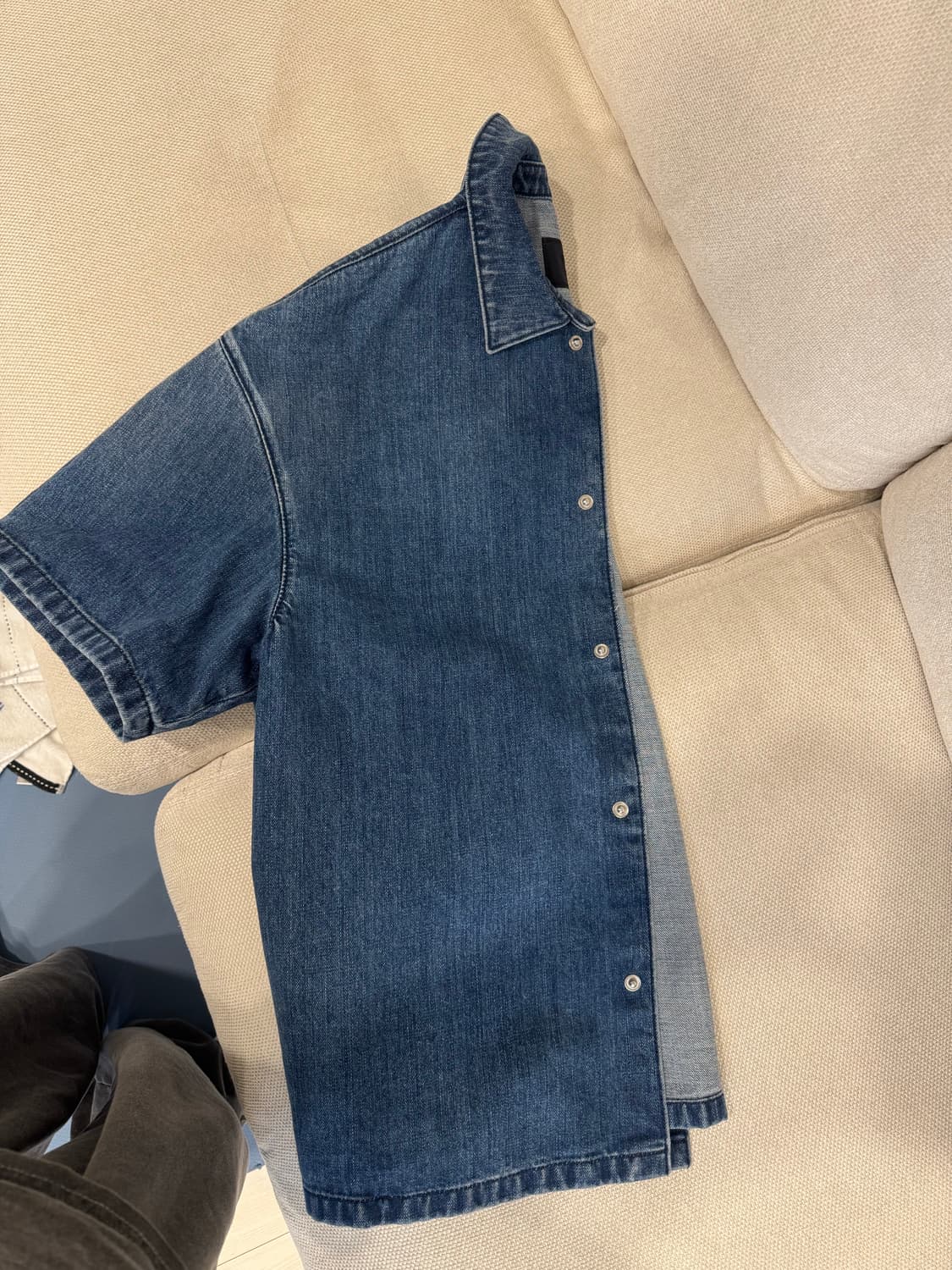 프라다 데님 자켓 M 상품이미지3