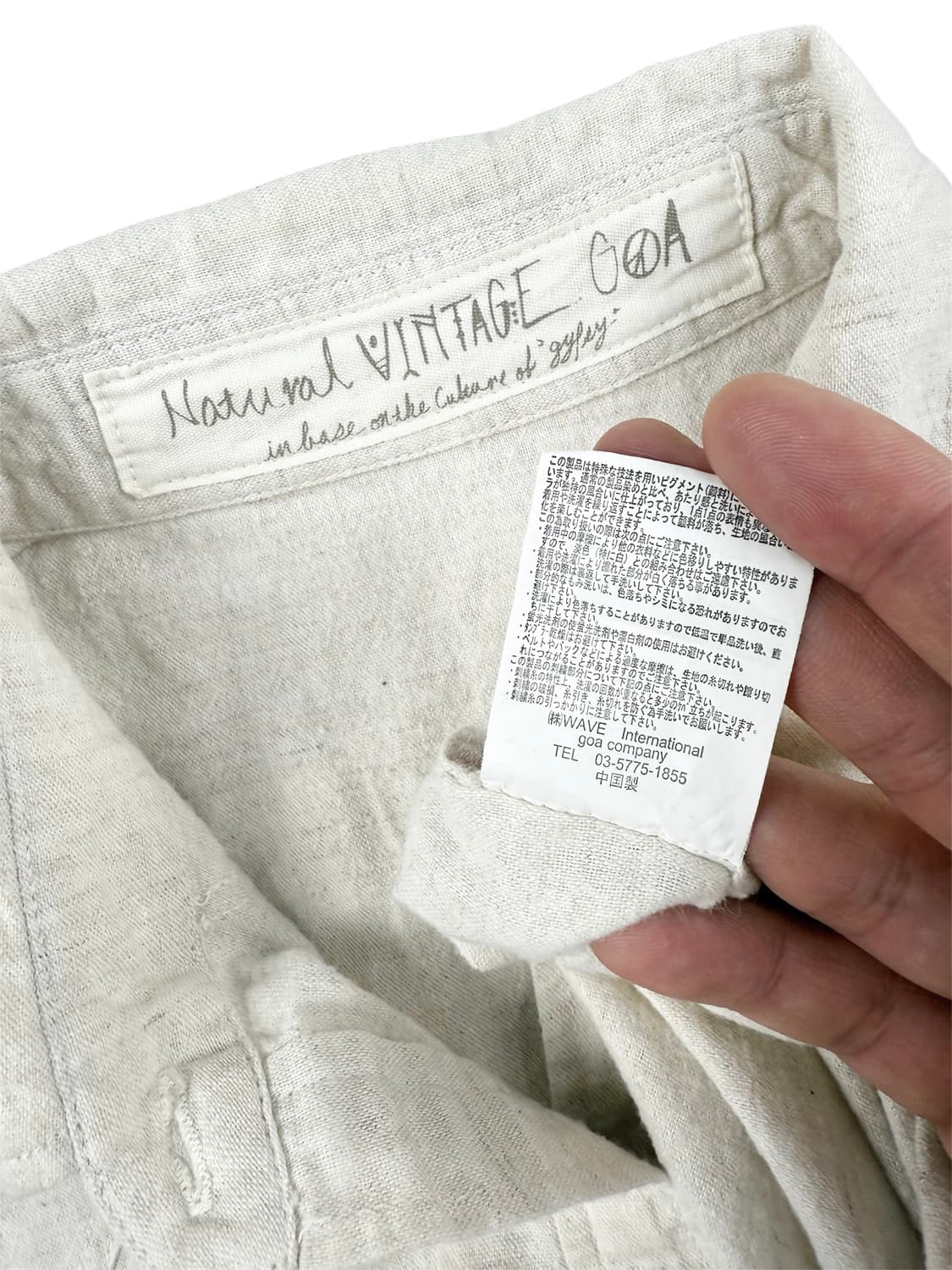 goa 엠브로이더리 린넨 셔츠 상품이미지6