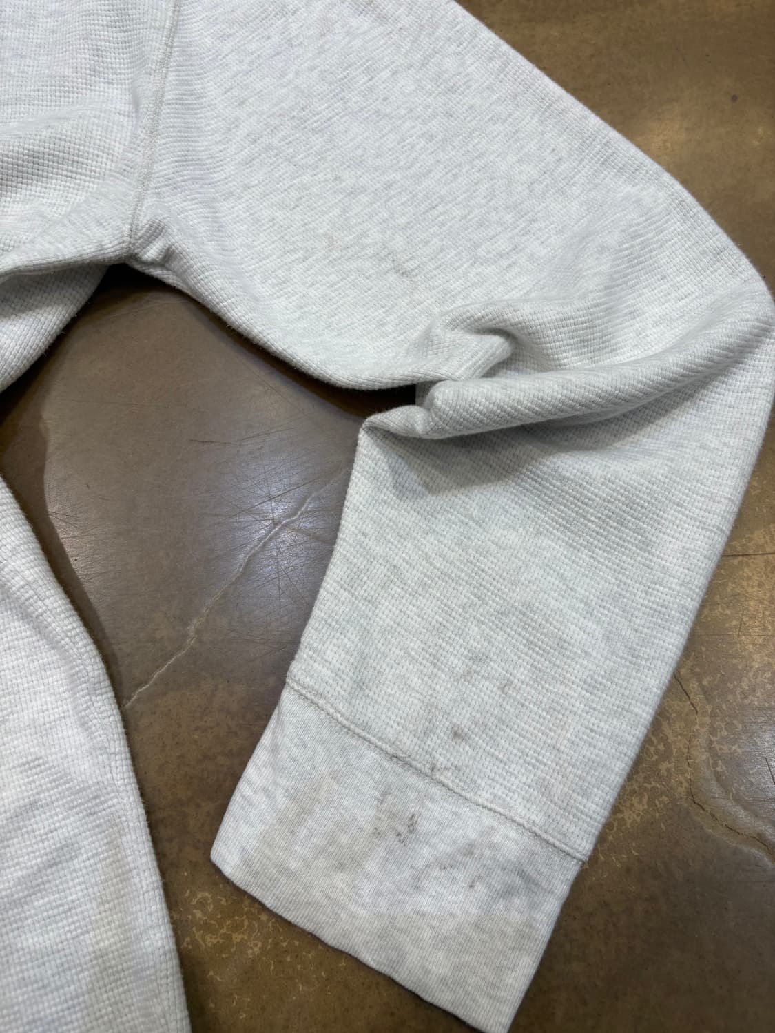 폴로 라이트 그레이 브이넥 와플티 #csz282 상품이미지8