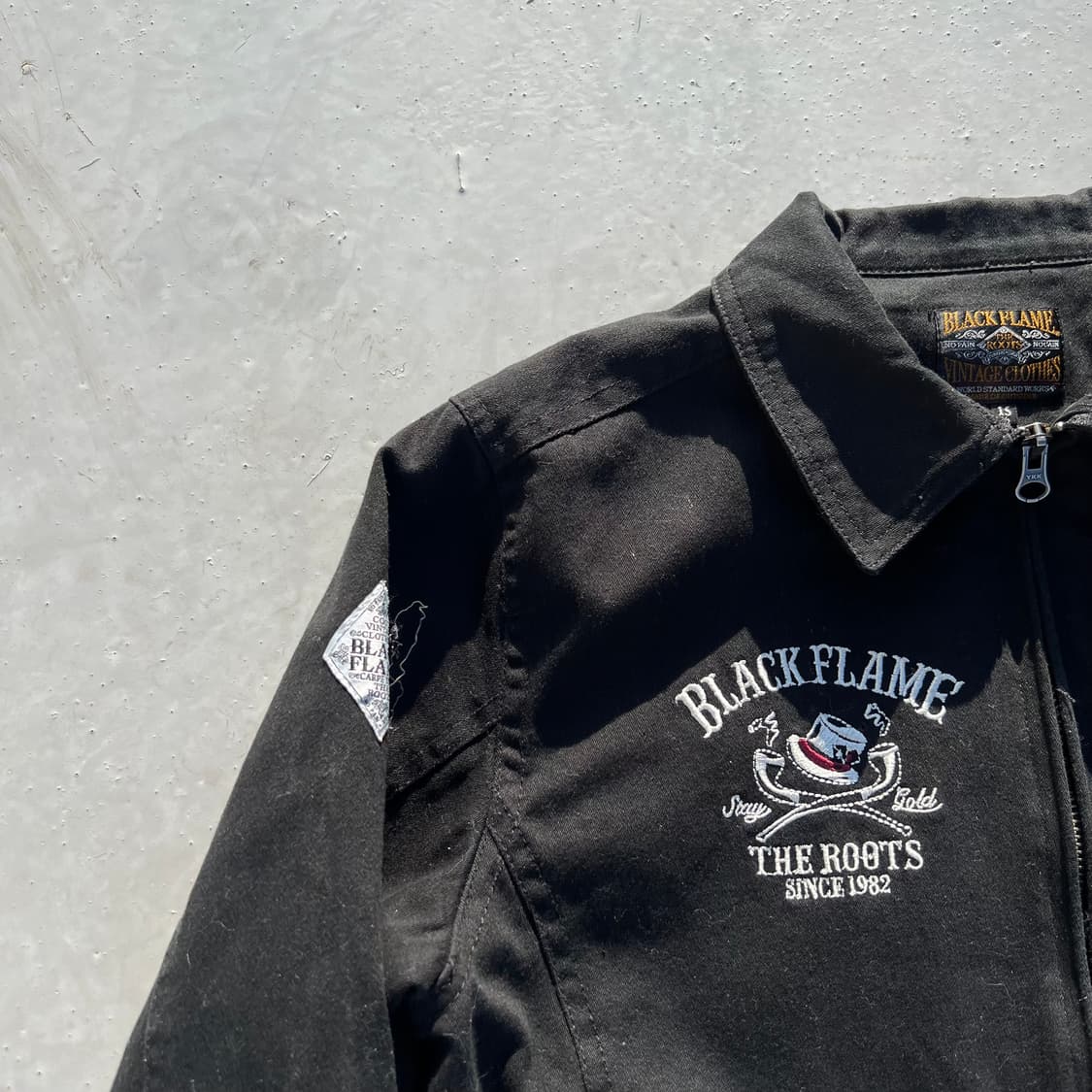 Black Flame 자수 자켓 상품이미지5