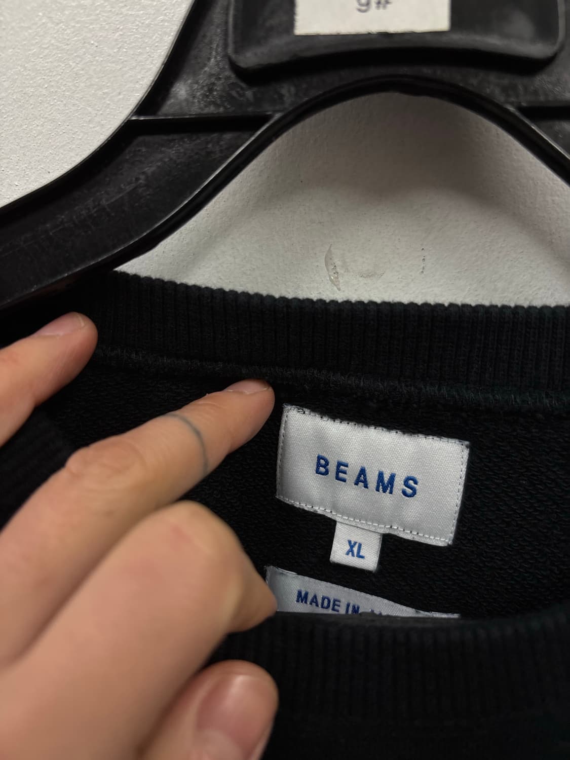 BEAMS 빔즈 로고 맨투맨 상품이미지4