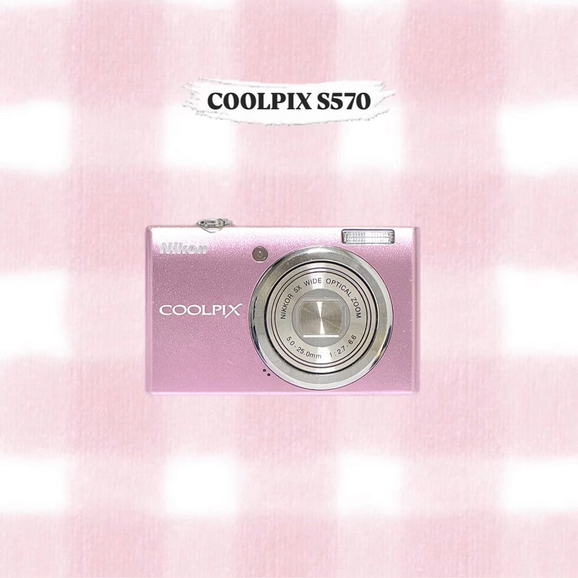 니콘 쿨픽스 S570 베이비핑크 빈티지디카 상품이미지1