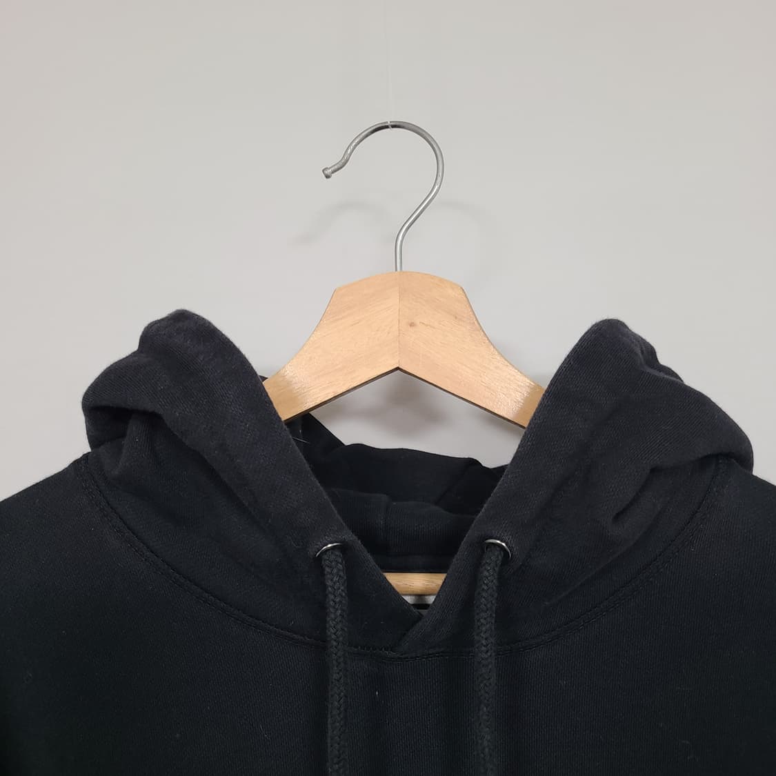 우영미 정품 백 로고 후드 블랙 52 상품이미지2