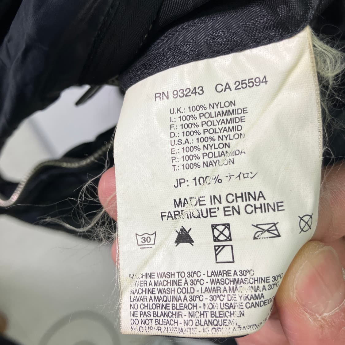 디젤 블랙 바이커 다운 패딩 M 상품이미지10