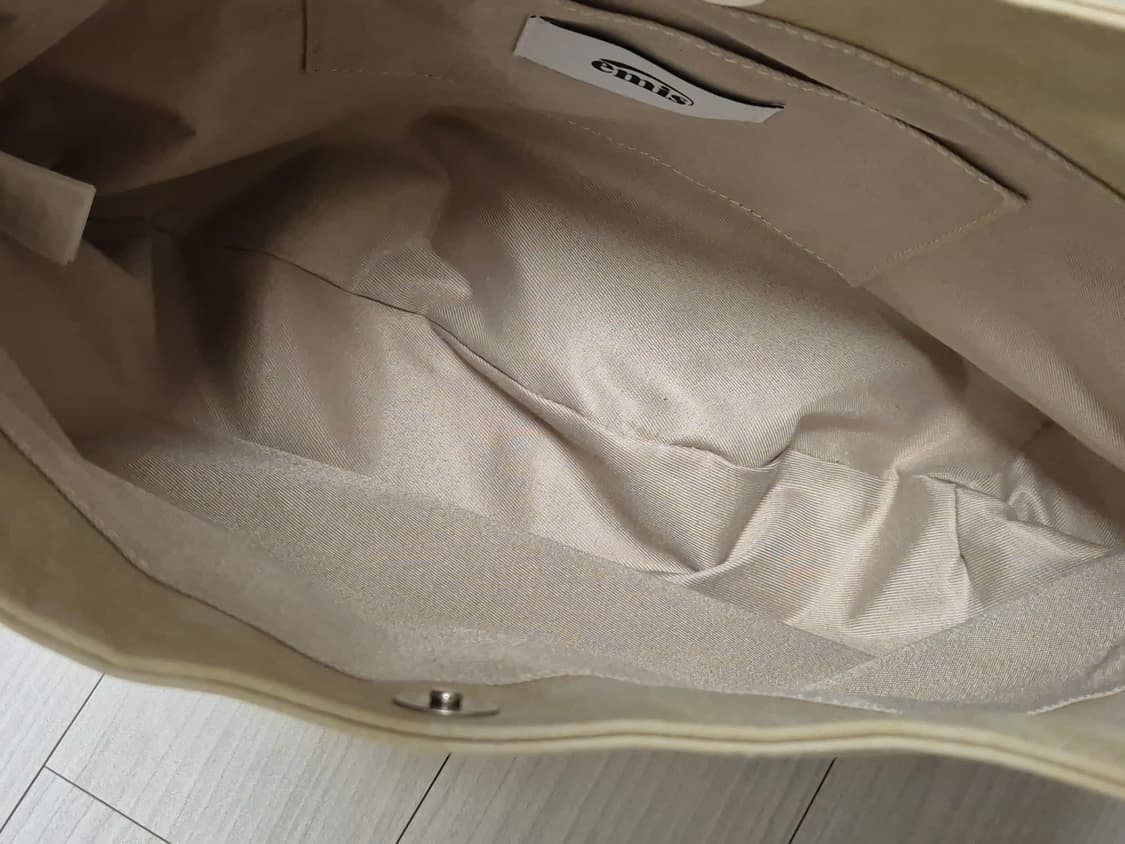 이미스 LOGO EMBOSSED SHOULDER BAG-BEIGE 상품이미지3