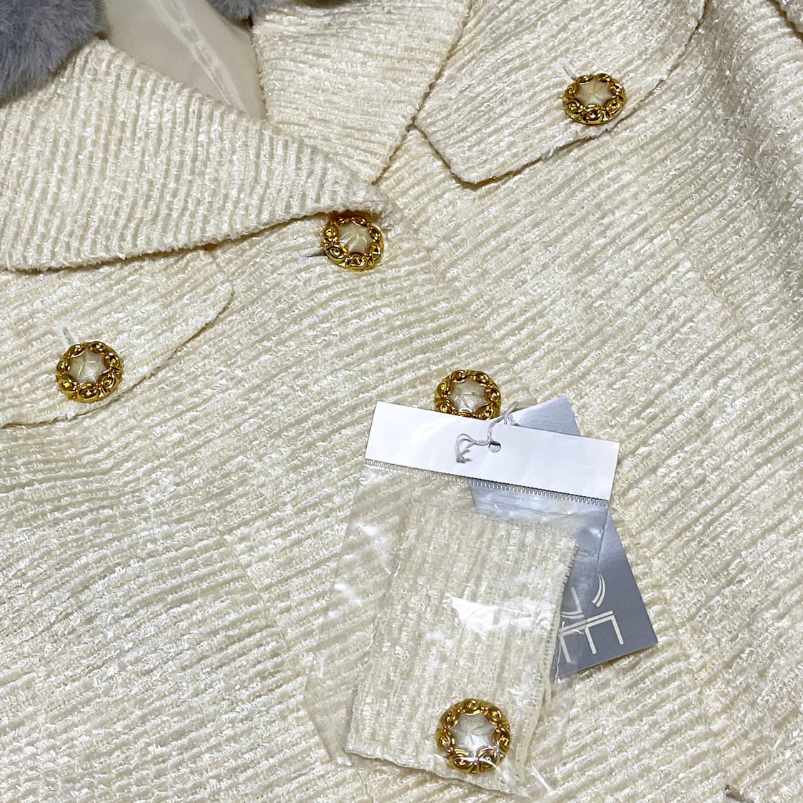 빈티지 ) 아이보리 그레이퍼 셋업 상품이미지3