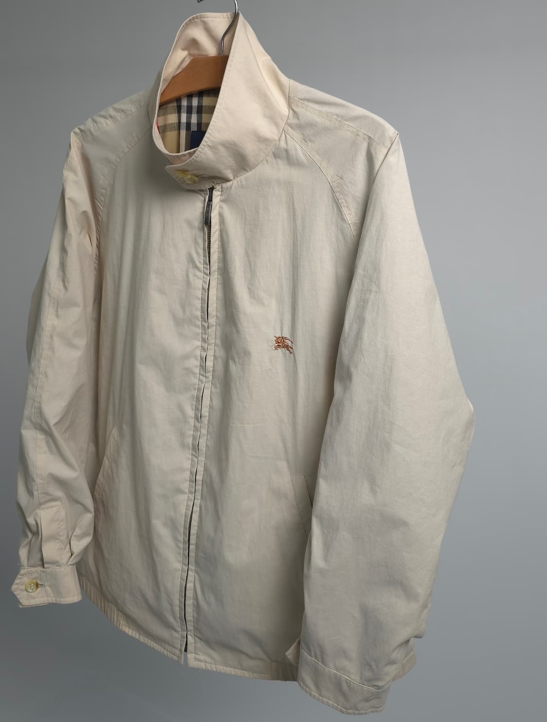 버버리 런던 정품 블루종 해링턴 자켓 바람막이 항공 점퍼 100 상품이미지2