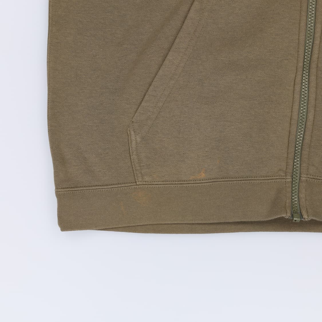 US L 나이키 NSW 솔로스우시 풀집 후드집업 자켓 빈티지카키 3891 상품이미지6