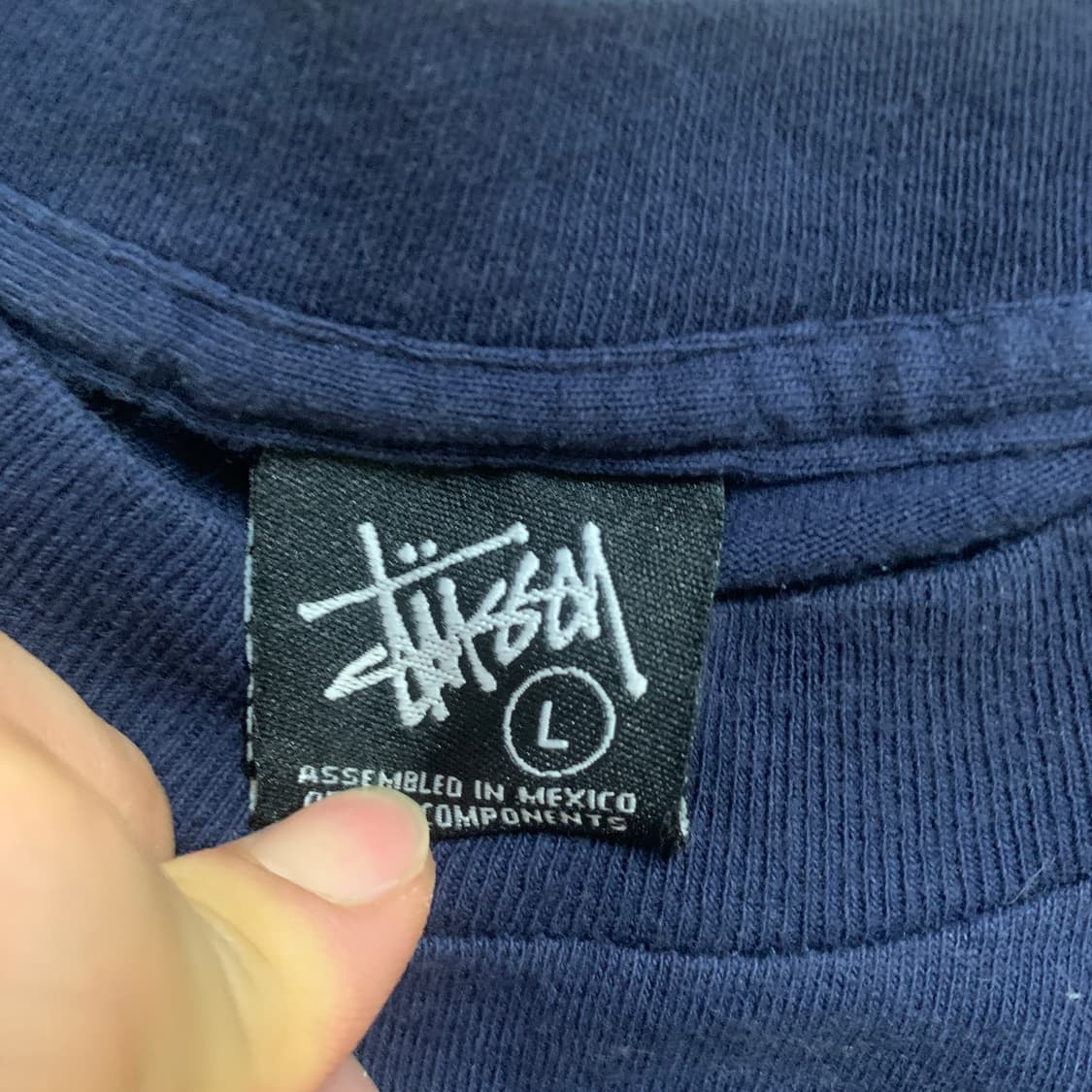 L) Stussy 스투시 빈티지 레터링 반팔티 상품이미지3