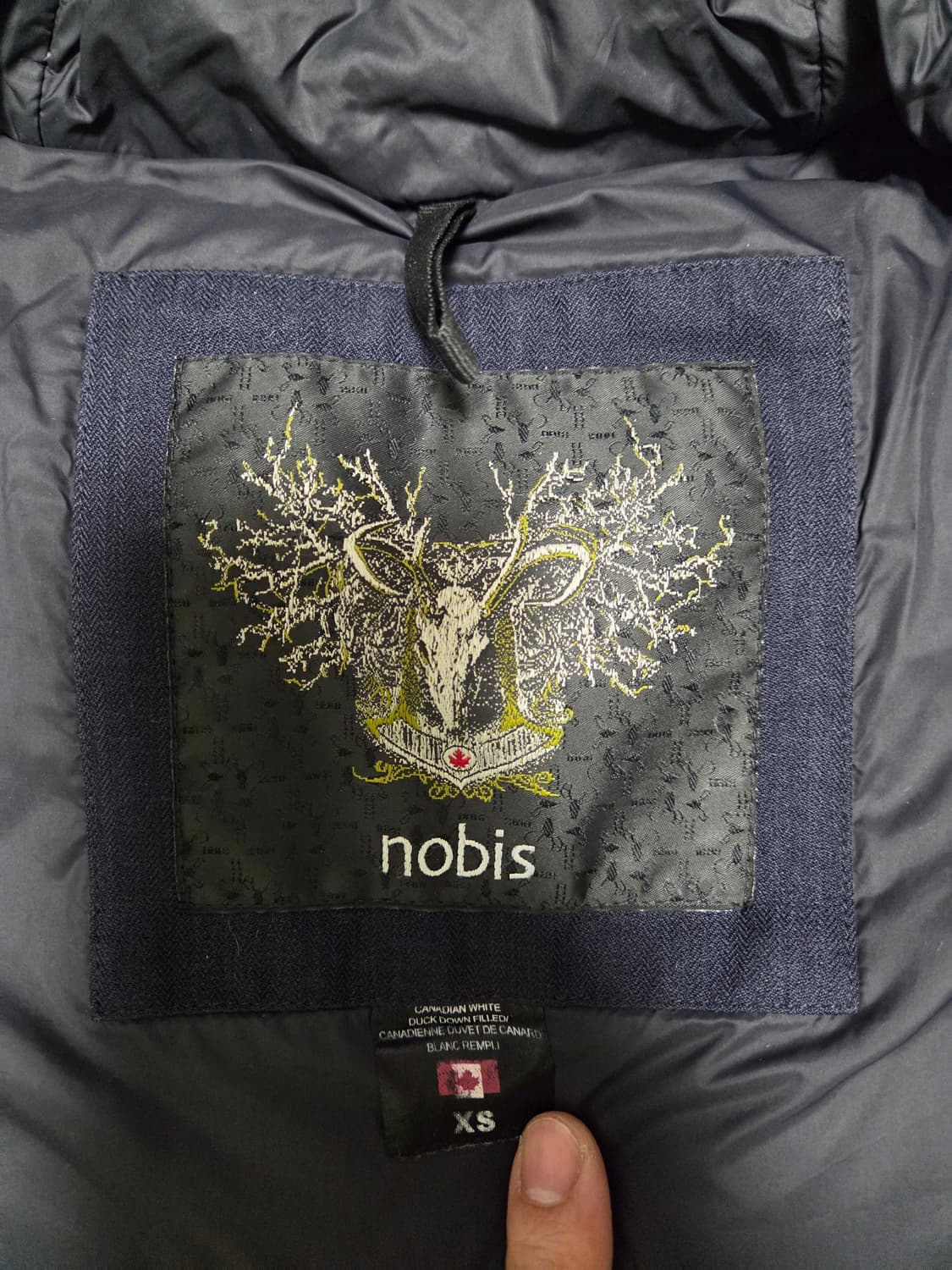 노비스 야테시 네이비 다운 패딩 상품이미지5