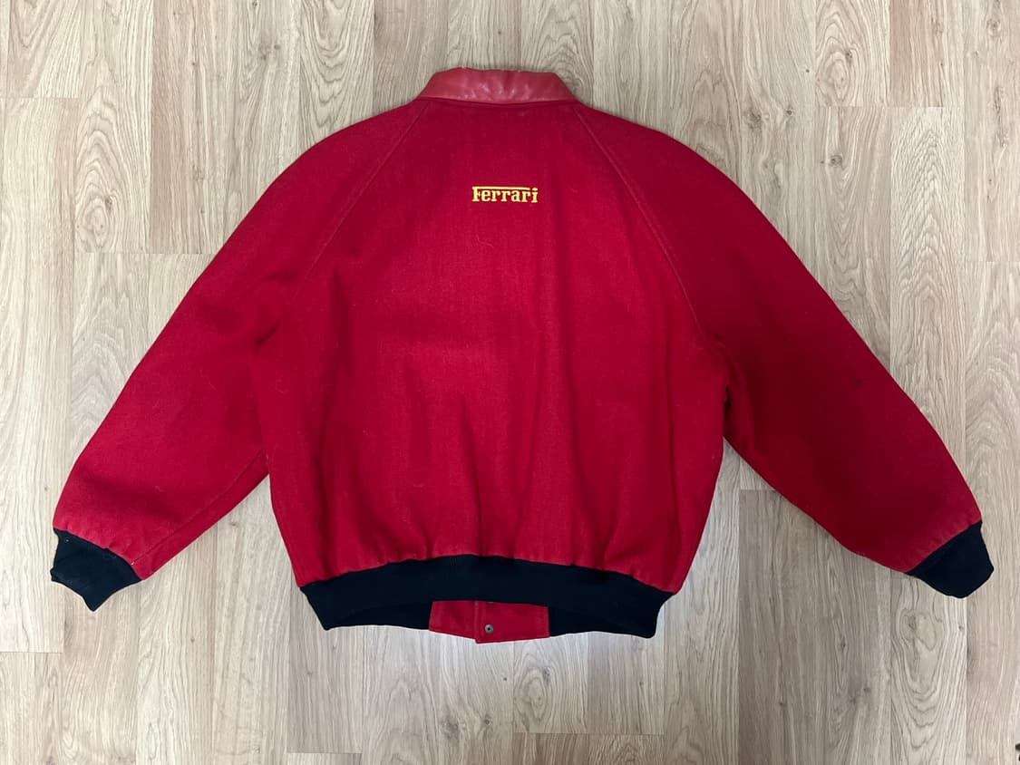 90s ferrari 페라리 울 바시티 자켓 상품이미지7