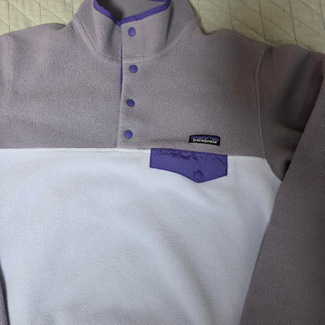 [W/L] 빈티지 파타고니아 신칠라 플리스 스냅 풀오버 퍼플 상품이미지2
