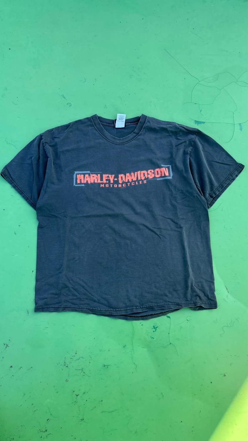 00's Harley Davidson Faded Print T-shirt 상품이미지2