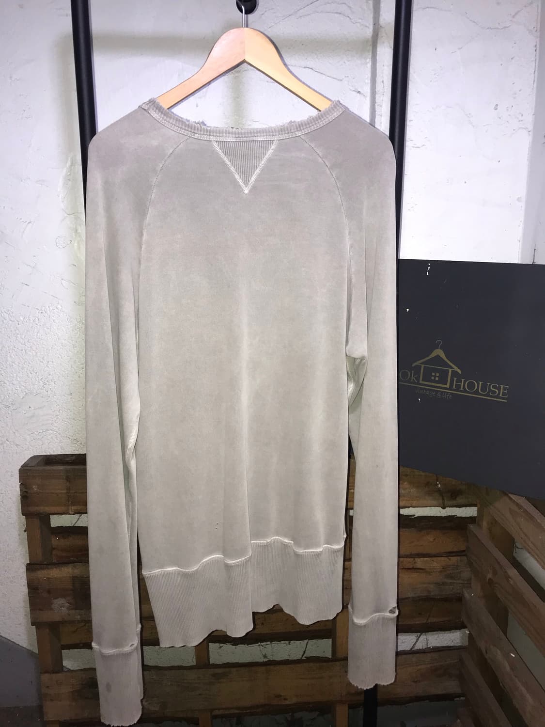 Diesel Luxury Of Dirty 737 Grey Sweatshi 상품이미지2
