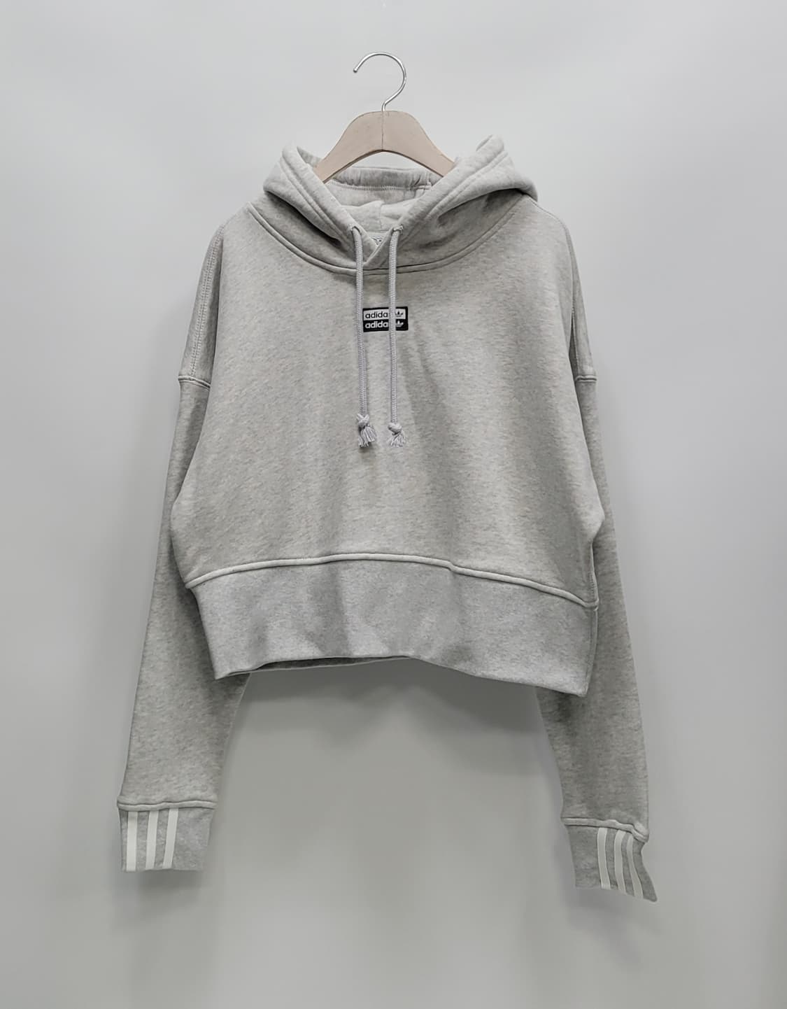 (새상품) adidas 아디다스 VOCAL 크롭 후드 / 여 XS 그레이 상품이미지1