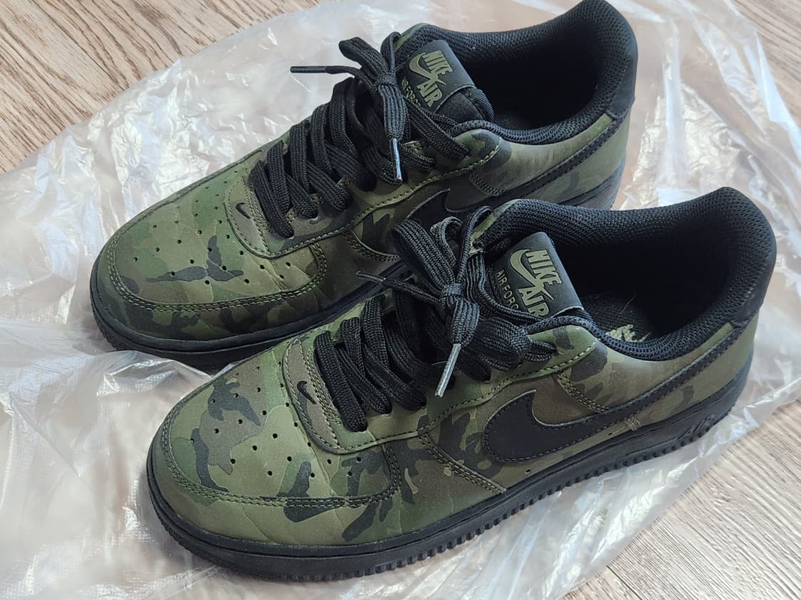 나이키 에어포스1 로우 리플렉티브 우드랜드 카모 245 상품이미지1