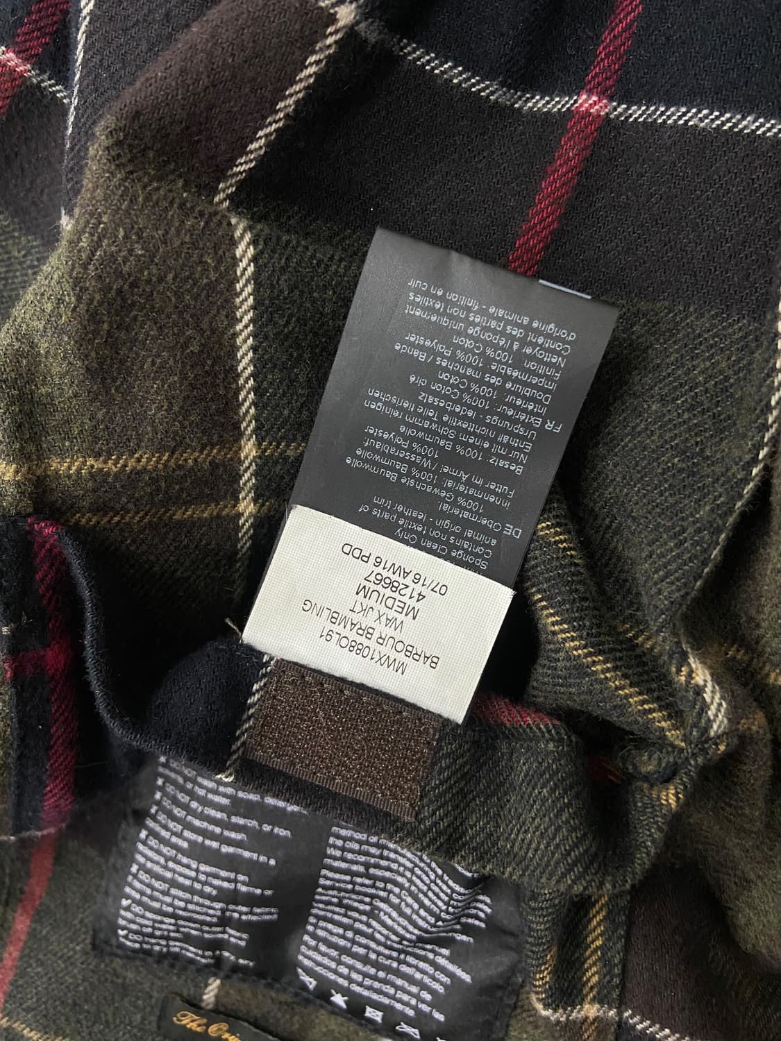 바버 Brambling 왁스 자켓 상품이미지9