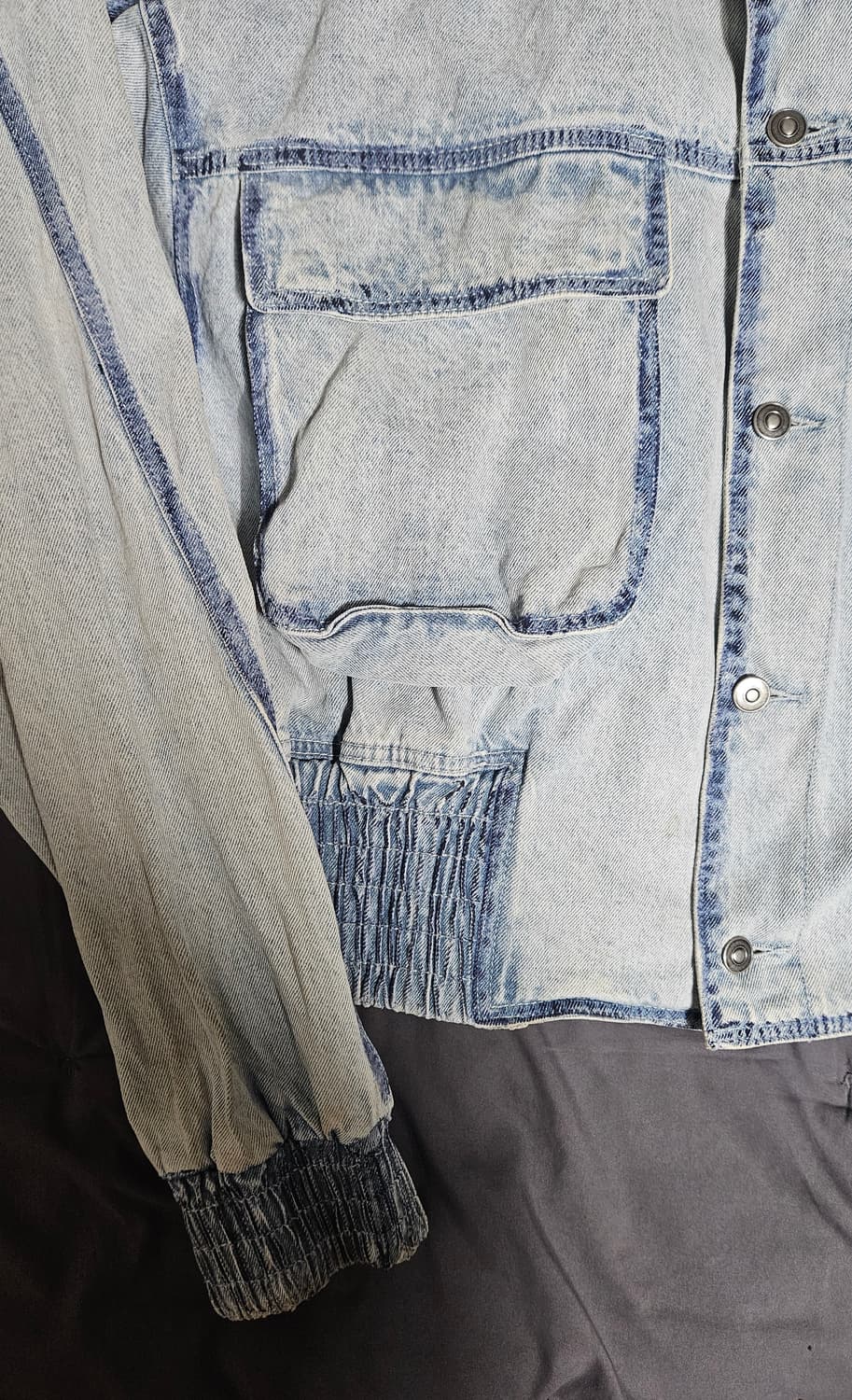 메종미네드 데님 트러커 자켓 L 상품이미지4