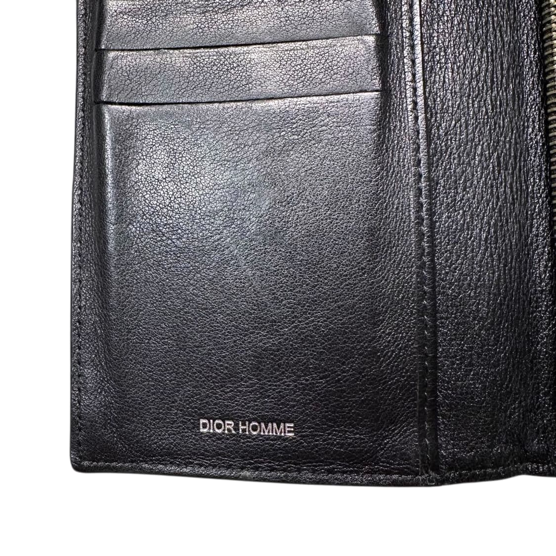 디올옴므 스트라이프 형압 가죽 장지갑 08 상품이미지4