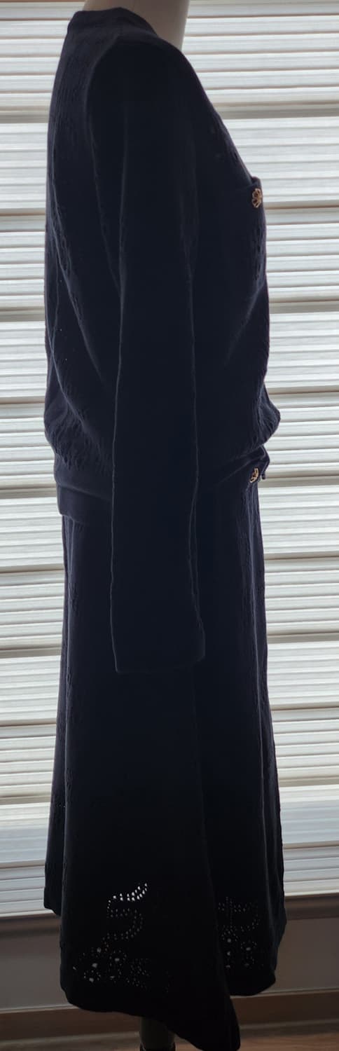 니트 가디건+스커트 세트 ●프리사이즈(55~66) 상품이미지5