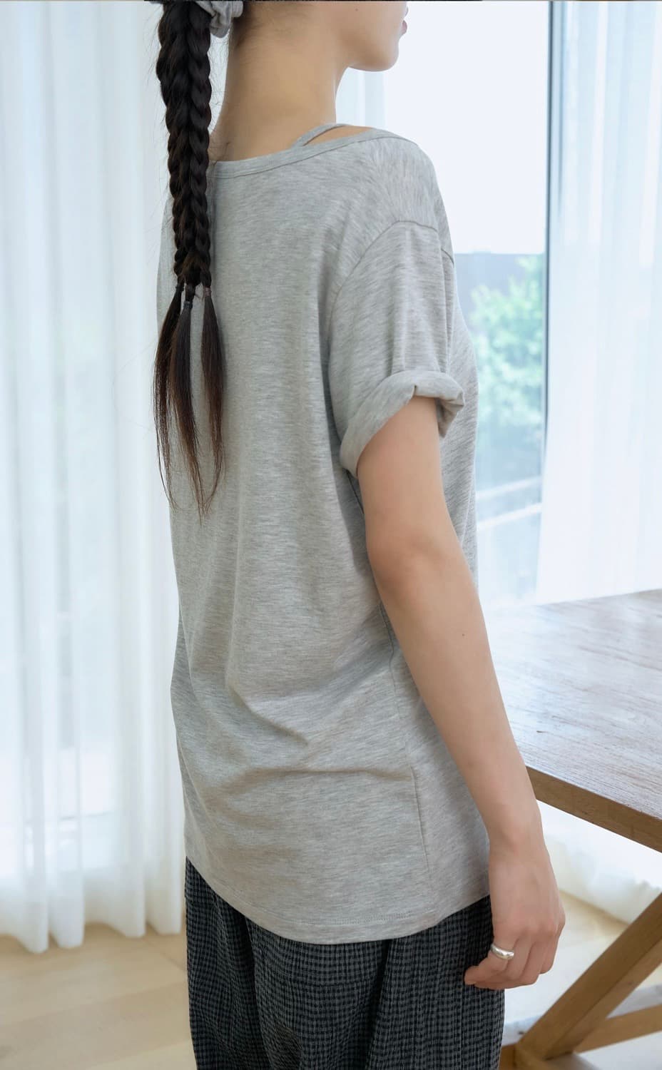 레이어드 티셔츠 상품이미지3