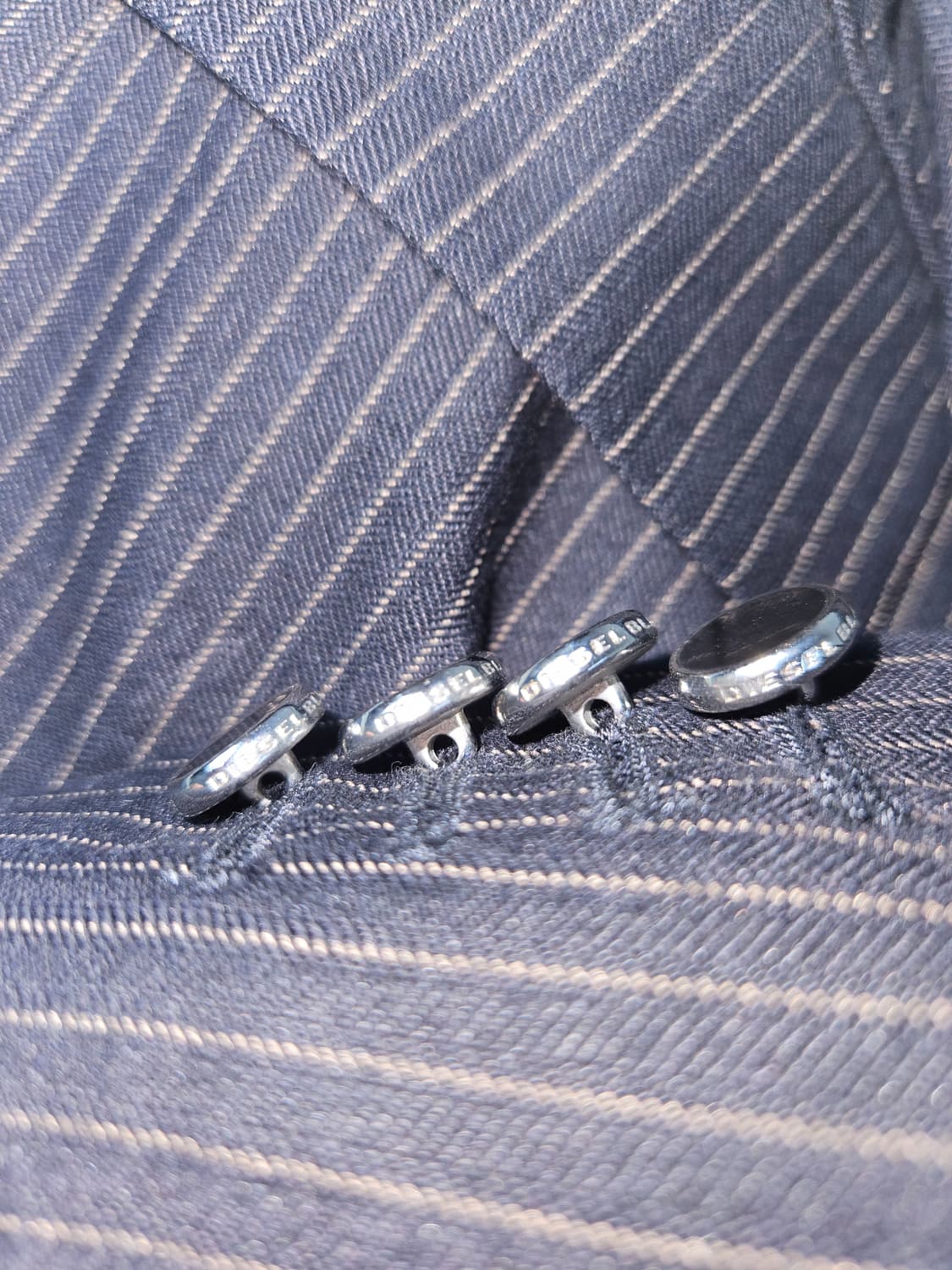 DIESEL 디젤 블랙골드 스트라이프 블레이저 정장 자켓 50 상품이미지3