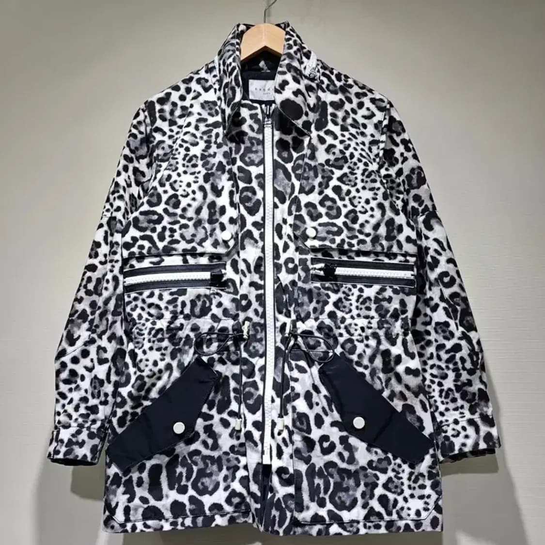 산드로 레오파드 후드 파카 자켓 ~55 상품이미지1