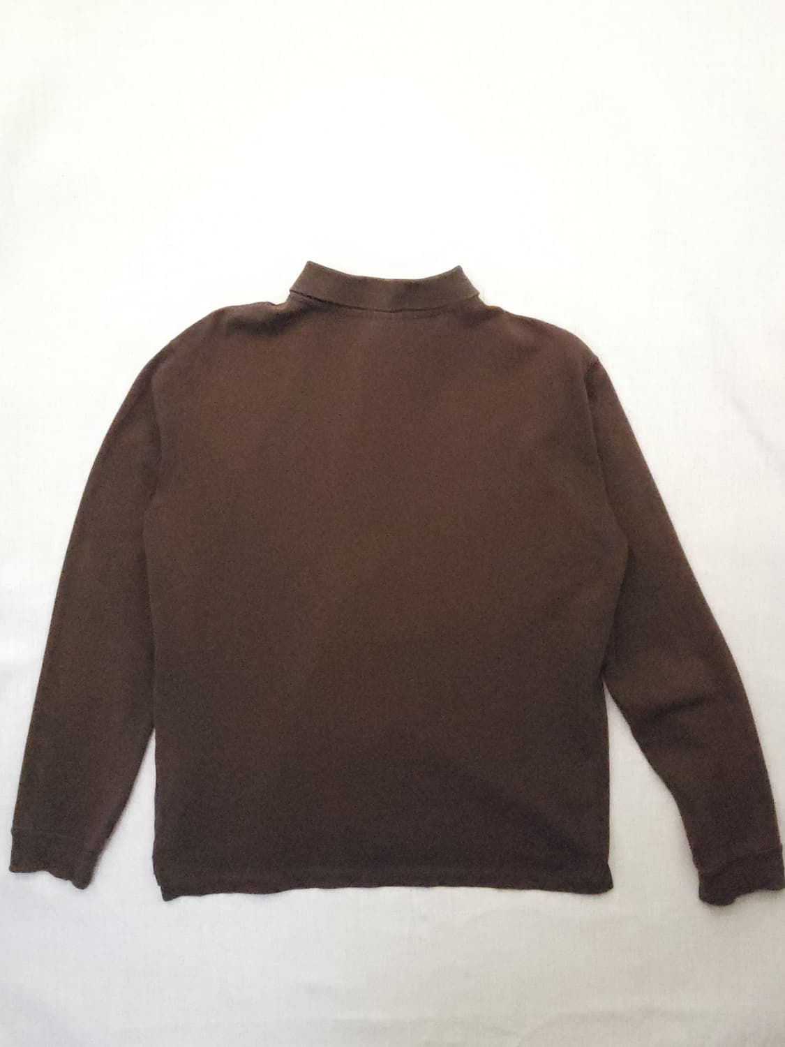 폴로 랄프로렌 긴팔 카라티 브라운 XL 상품이미지7