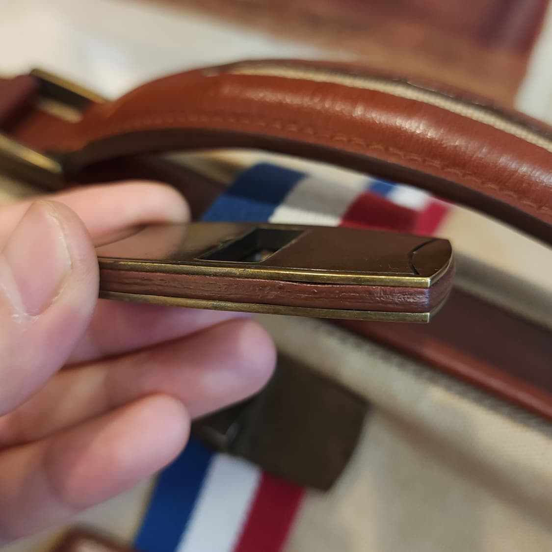 듀퐁 더플백 캔버스 레더 닥터백 아이코닉 코지백 보스턴백 상품이미지8